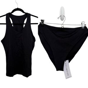 NWT Dos Gardenias 2 piece tank top and bottoms set